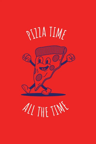 Pizza: Pizza Time - Red by avesix