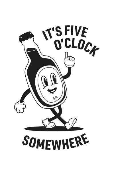 avesix: Beer Time - White by avesix
