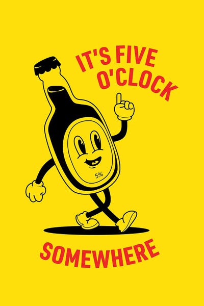 avesix: Beer Time Yellow by avesix