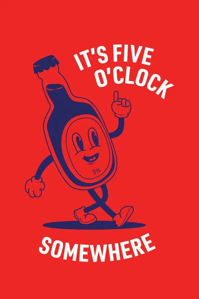 avesix: Beer Time Red by avesix