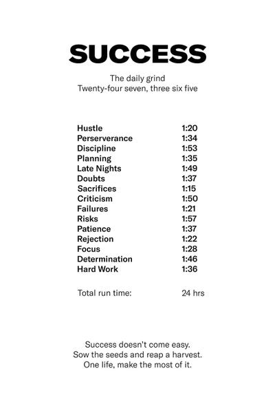 Success by avesix framed wall art