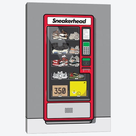 Sneaker Vending Machine Canvas Print #ASX4} by avesix Art Print