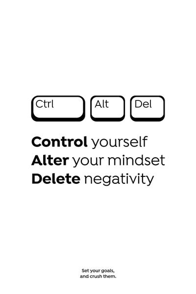 Ctrl Alt Del by avesix framed wall art