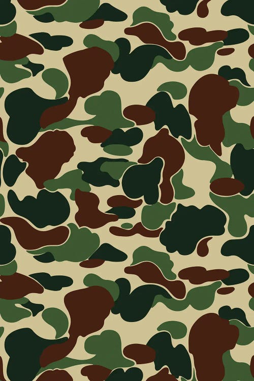 Green Camo by avesix wall art