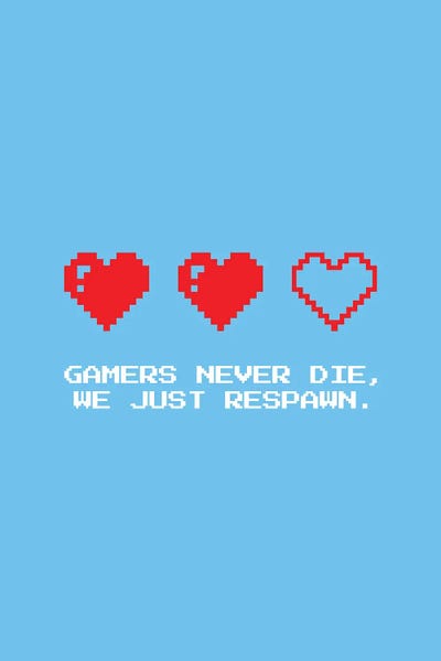 Video Games: Gamers Don't Die Blue by avesix