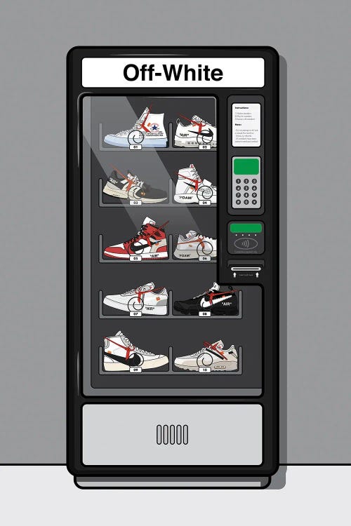 Off White Sneaker Vending Machine