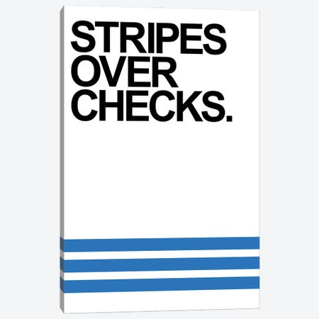 Stripes Over Checks Canvas Print #ASX578} by avesix Canvas Art
