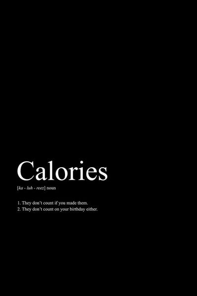 avesix: Calories (Black) by avesix