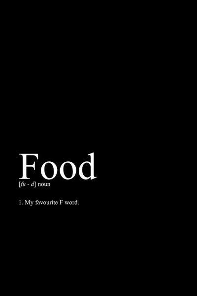 avesix: Food (Black) by avesix