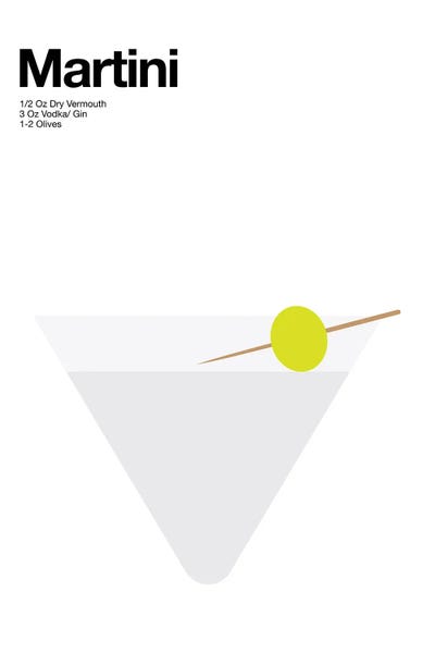 Typography: Martini Cocktail by avesix