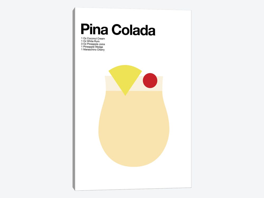 Pina Colada Cocktail by avesix 1-piece Art Print