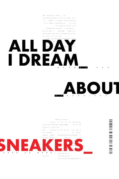 Sneakers: All Day I Dream About Sneakers II by avesix
