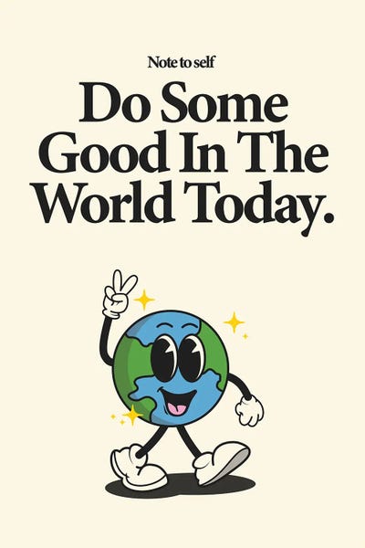 Do Good by avesix framed wall art