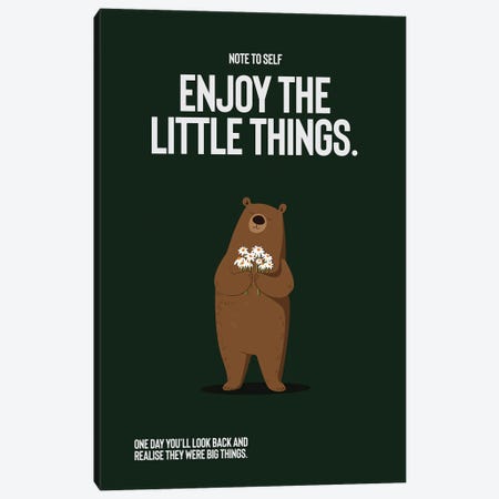 Enjoy The Little Things Canvas Print #ASX610} by avesix Canvas Print