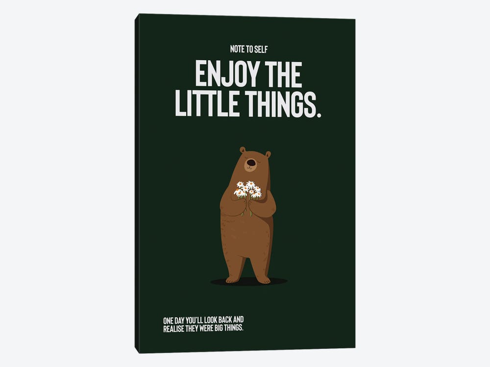 Enjoy The Little Things by avesix 1-piece Canvas Artwork