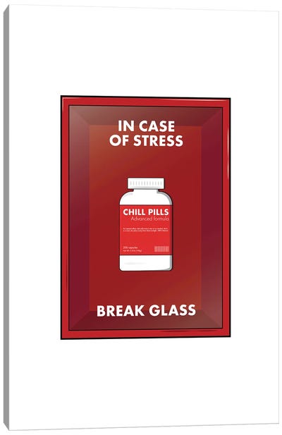 In Case Of Stress Canvas Art Print - avesix