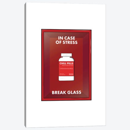 In Case Of Stress Canvas Print #ASX616} by avesix Canvas Wall Art
