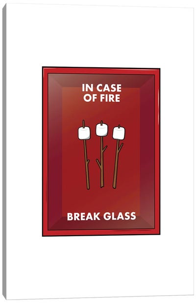 In Case Of Fire Canvas Art Print - avesix