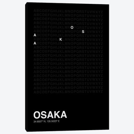 Osaka (Black) Canvas Print #ASX630} by avesix Canvas Art Print