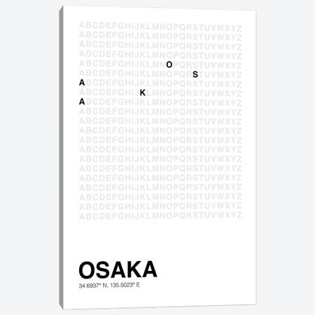 Osaka (White) Canvas Print #ASX631} by avesix Canvas Print