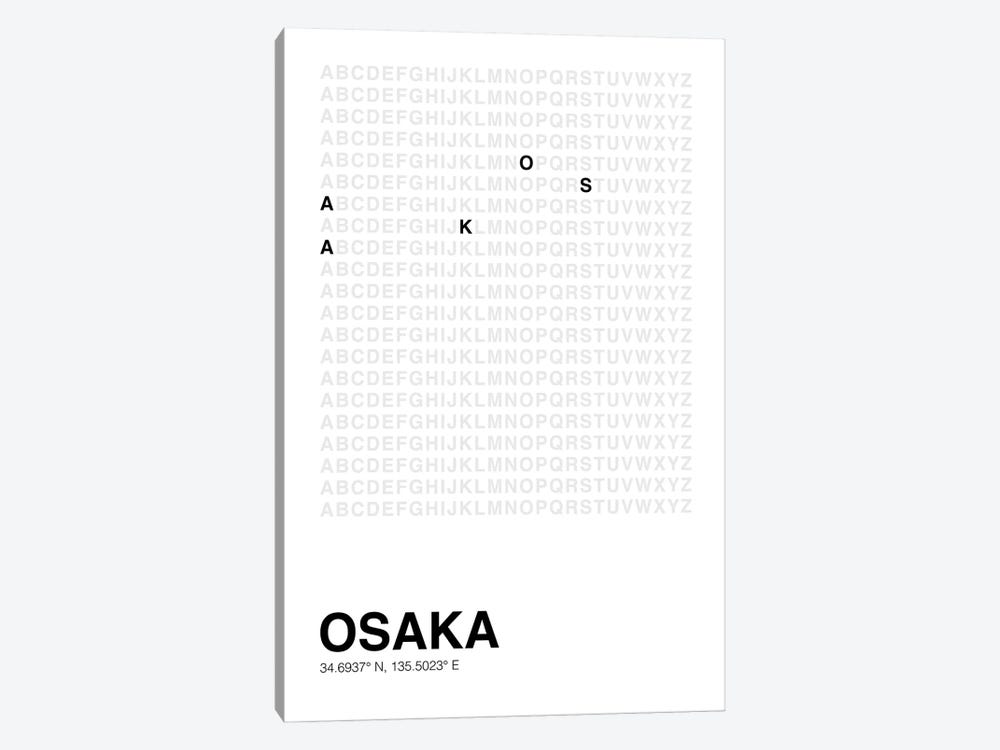 Osaka (White) by avesix 1-piece Canvas Print