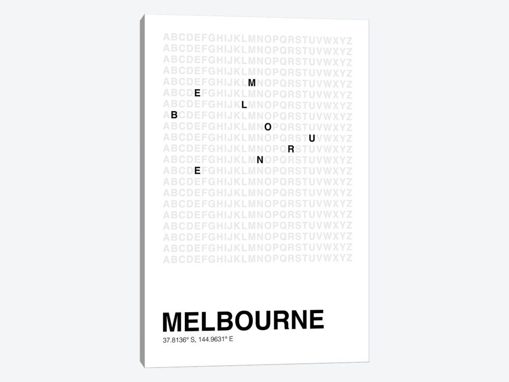 Melbourne (White) by avesix 1-piece Art Print