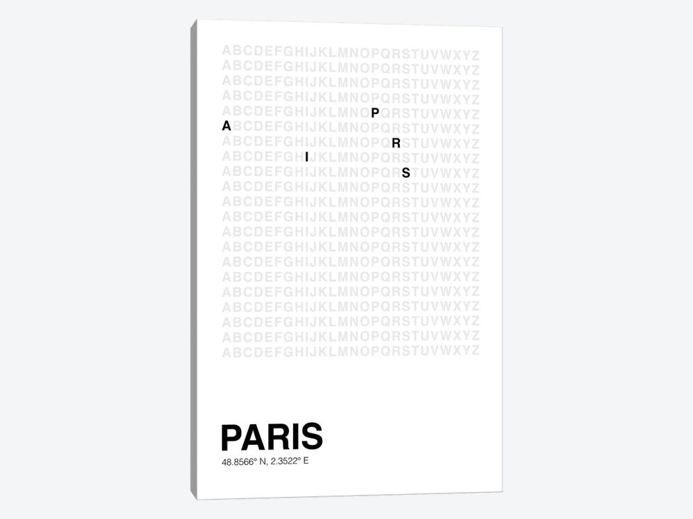 Paris (White) by avesix 1-piece Art Print