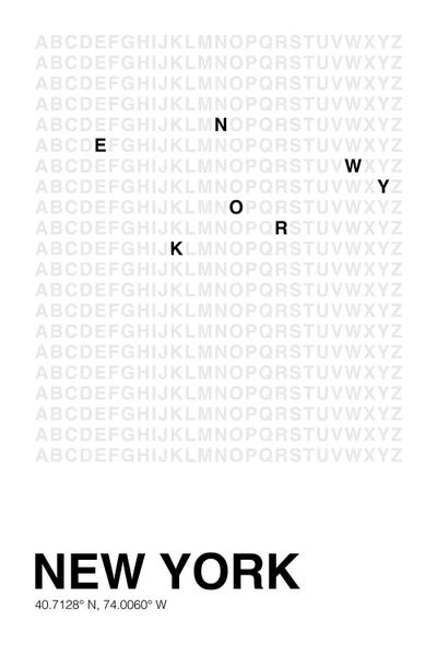 avesix: New York (White) by avesix