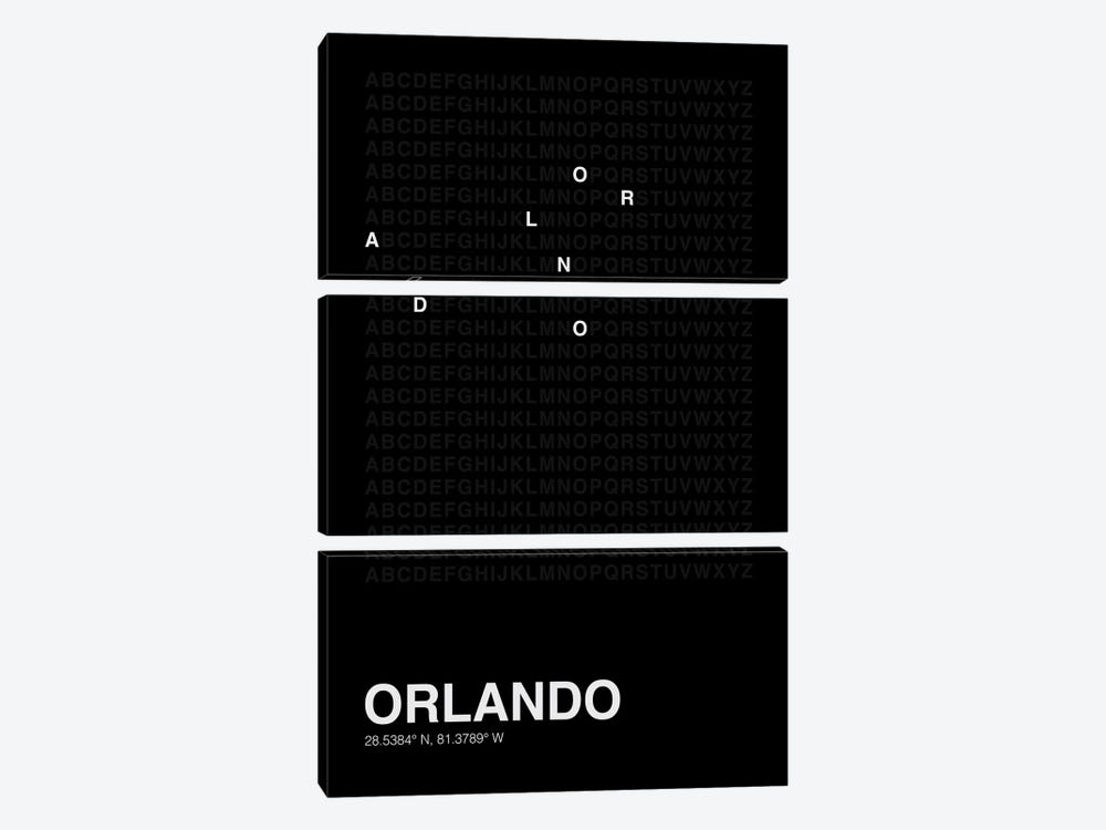 Orlando (Black) by avesix 3-piece Art Print