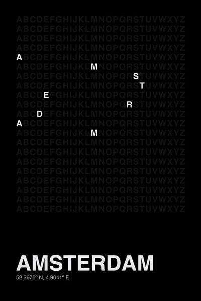 Netherlands: Amsterdam (Black) by avesix