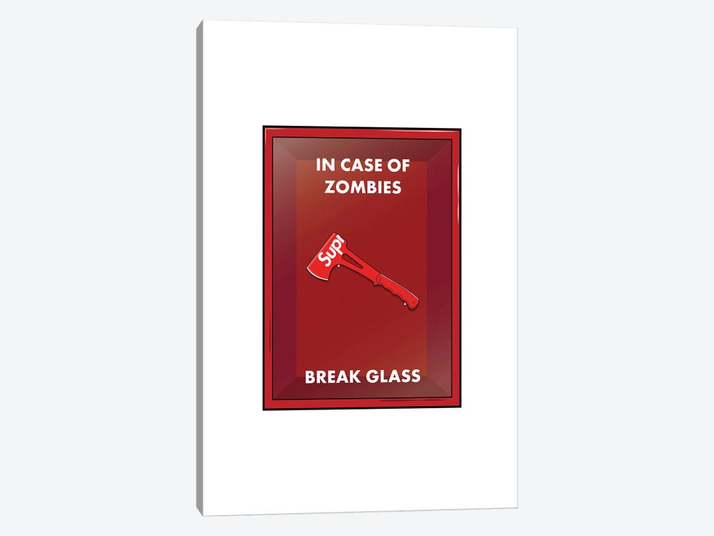 Zombie Outbreak by avesix 1-piece Canvas Print
