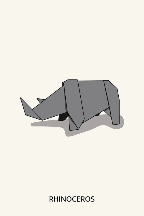 Origami Rhinoceros