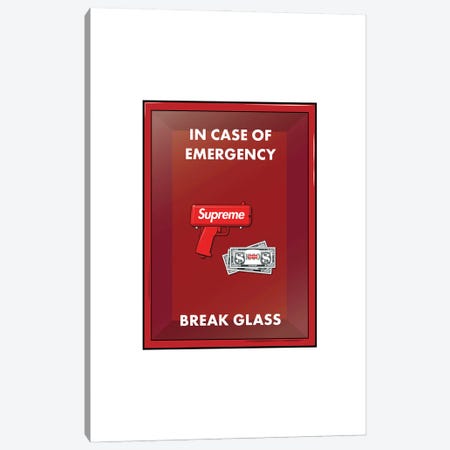Emergency Cash Canvas Print #ASX68} by avesix Canvas Artwork