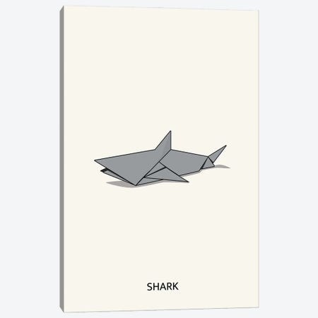 Origami Shark Canvas Print #ASX690} by avesix Canvas Print