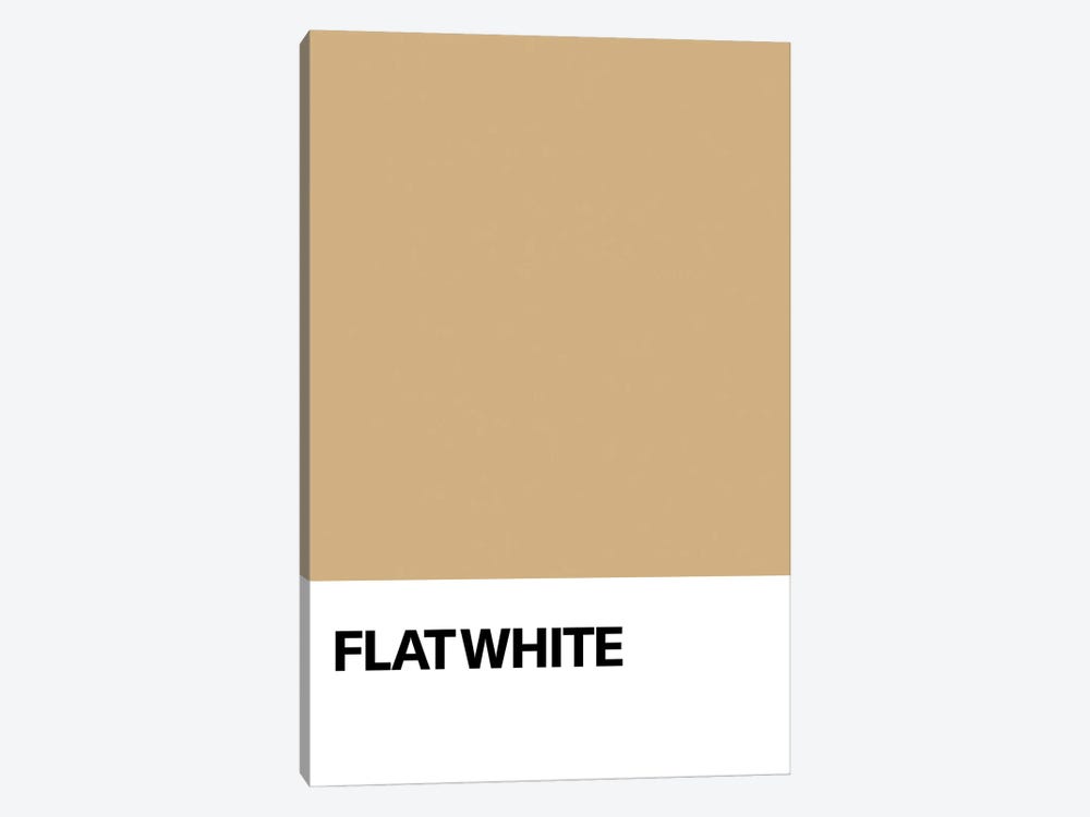 Flat White by avesix 1-piece Canvas Artwork