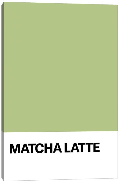 Matcha Latte Canvas Art Print - avesix