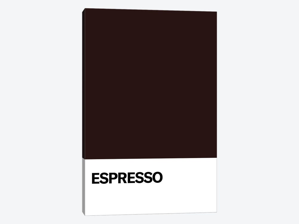 Espresso by avesix 1-piece Canvas Art Print