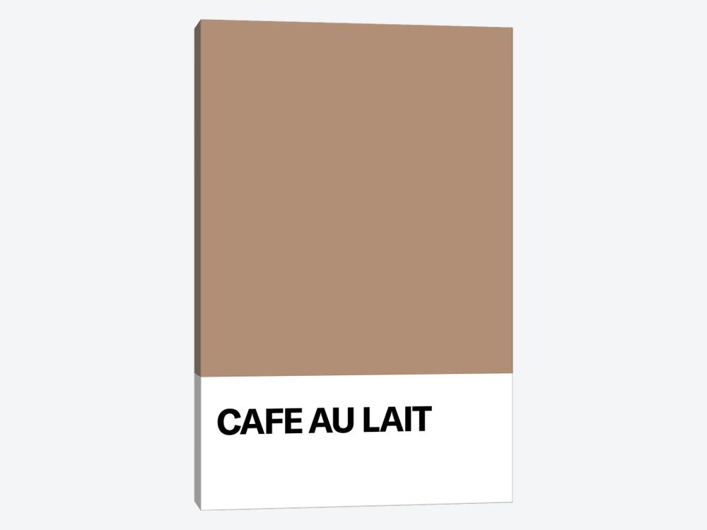 Cafe Au Lait by avesix 1-piece Canvas Art Print