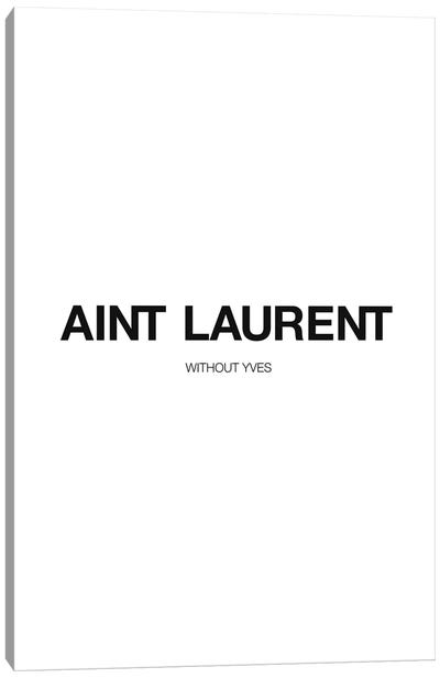 YSL Canvas Art Print - Yves Saint Laurent