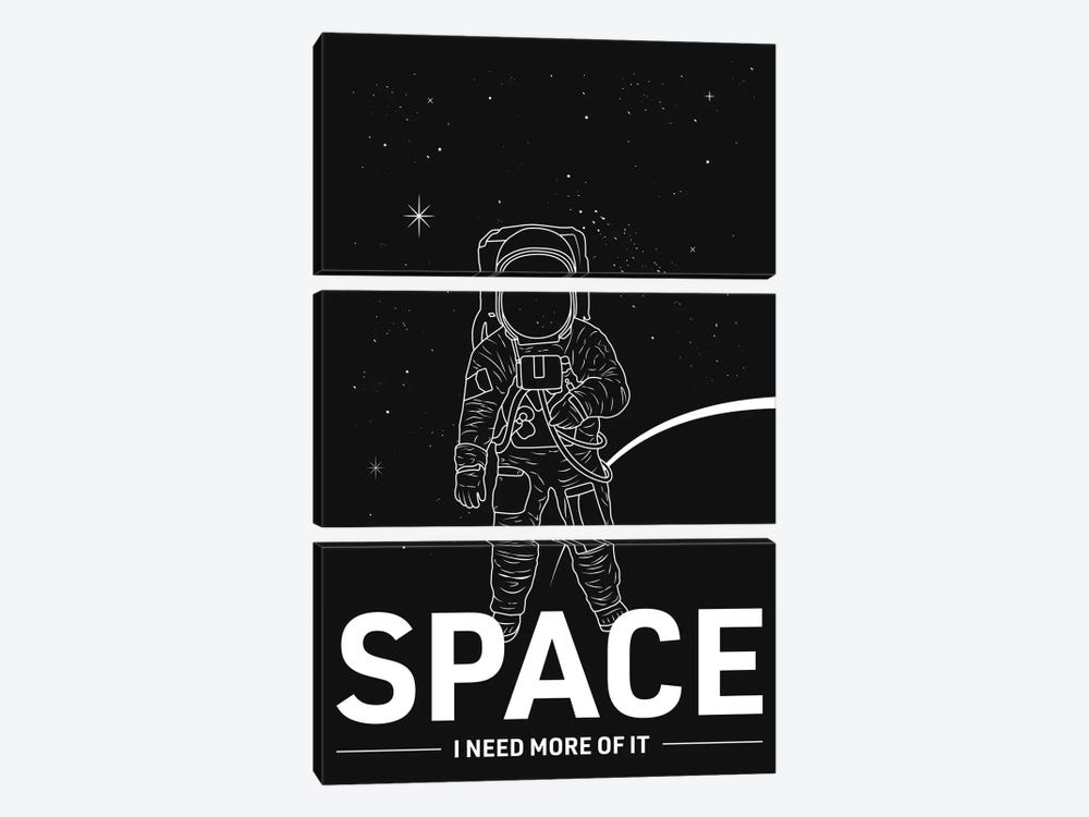 Give Me More Space by avesix 3-piece Canvas Wall Art