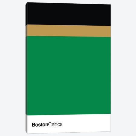 Boston Celtics Basketball Canvas Print #ASX97} by avesix Canvas Art