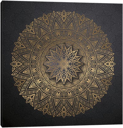 Elegant Mandala Canvas Art Print - Mandala Art