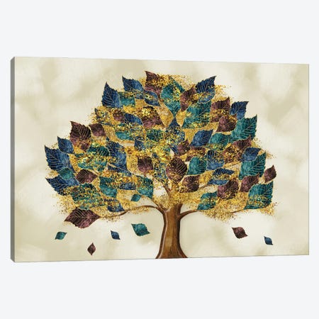 3D Tree Mural Canvas Print #ASY122} by Artsy Bessy Canvas Wall Art