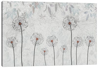 Dandelions Canvas Art Print - Artsy Bessy