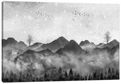 Misty Forest Canvas Art Print - Artsy Bessy