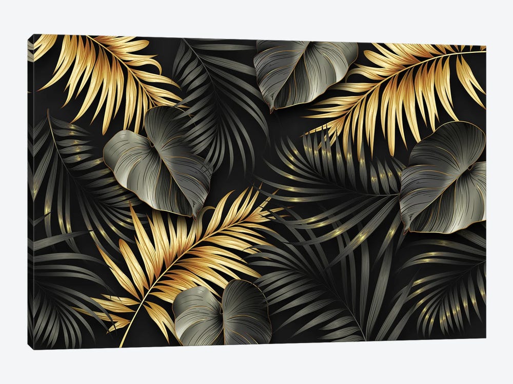 Elegant Tropical by Artsy Bessy 1-piece Canvas Wall Art