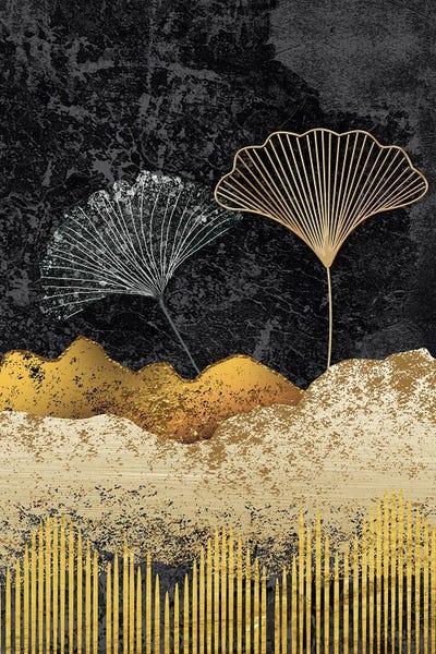 Ginkgo Trees: Gingko Leaves I by Artsy Bessy