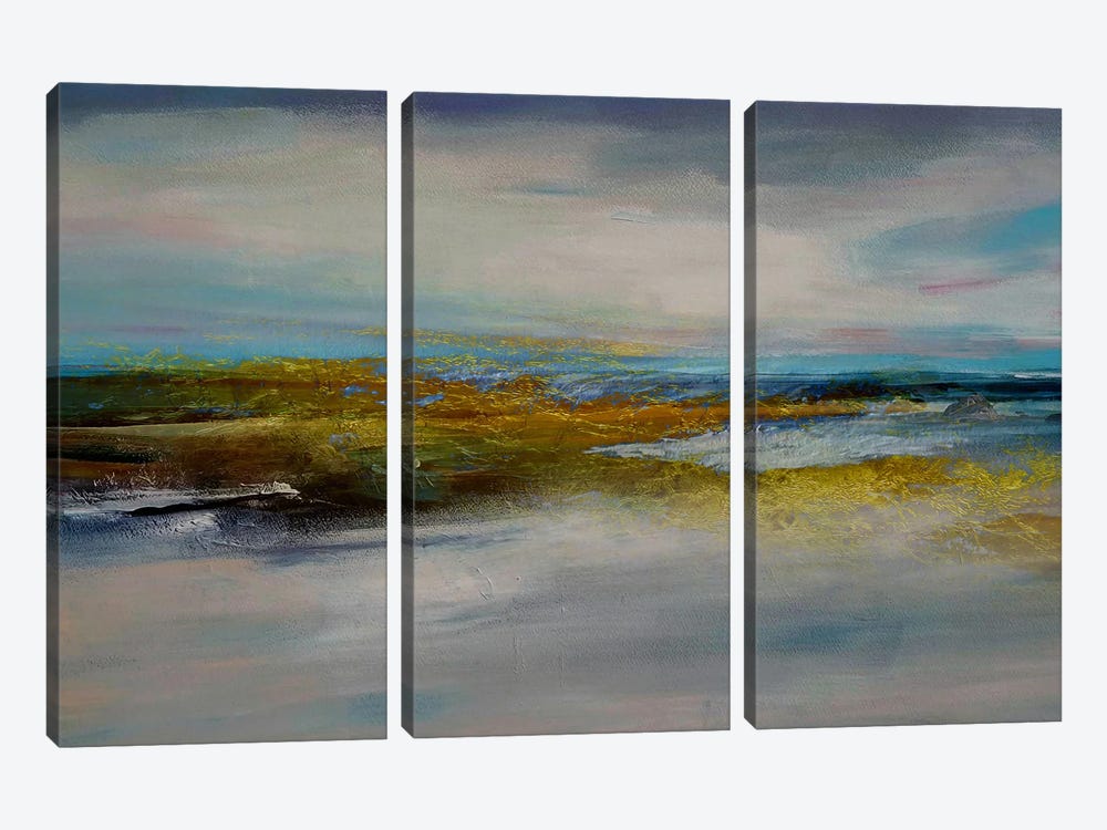 Ocean Currents by Artsy Bessy 3-piece Canvas Art