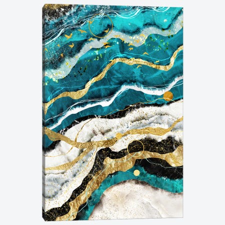 Geode Abstract II Canvas Print #ASY153} by Artsy Bessy Canvas Art Print