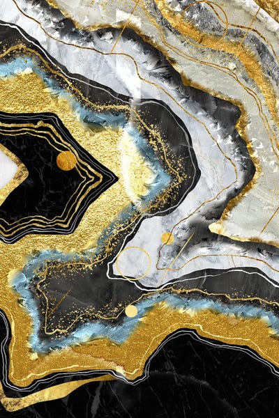 Geode Abstract by Artsy Bessy art print